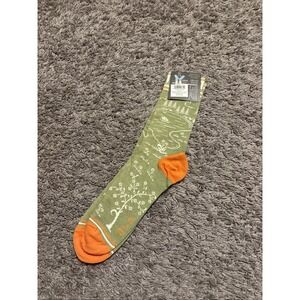 Blue Q Mens- Man & Dog Fishing " I Hate Everyone too"‎ Crew Socks Size 7-12